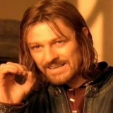 The 'one does not simply' Boromir meme template from The Lord of the Rings